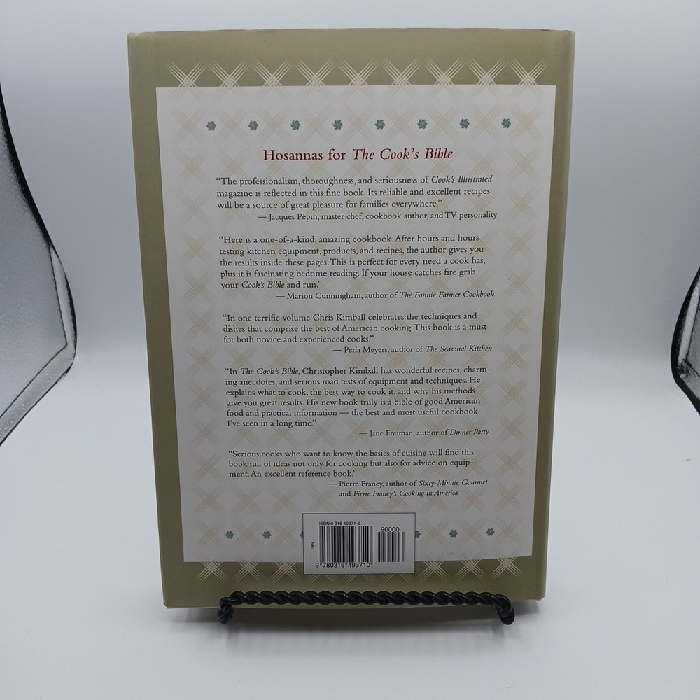 Cook's Bible The Best of American Home Cooking Christopher Kimball NOS - Picture 3 of 16